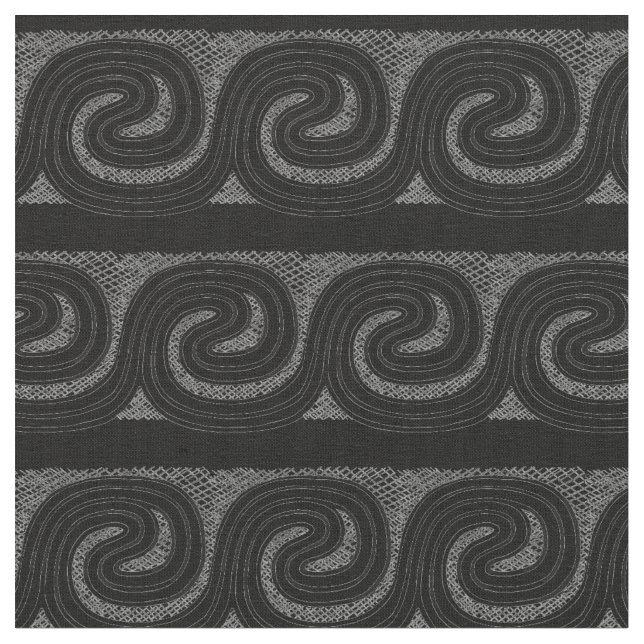 Caddo Art Fabric Vancouver Native Art Fabric (Close Up)