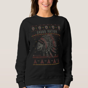Caddo Nation American Indian Tribe Ugly Christmas  Sweatshirt