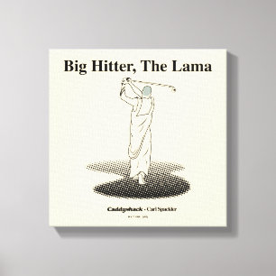 Caddyshack   Big Hitter, The Lama Canvas Print