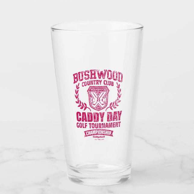 Caddyshack | Bushwood Country Club Caddy Day Golf  Glass (Front)