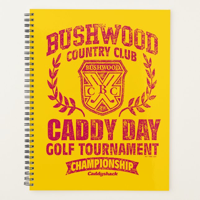 Caddyshack | Bushwood Country Club Caddy Day Golf  Planner (Front)