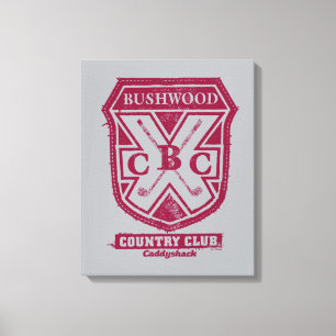 Caddyshack   Bushwood Country Club Crest Canvas Print
