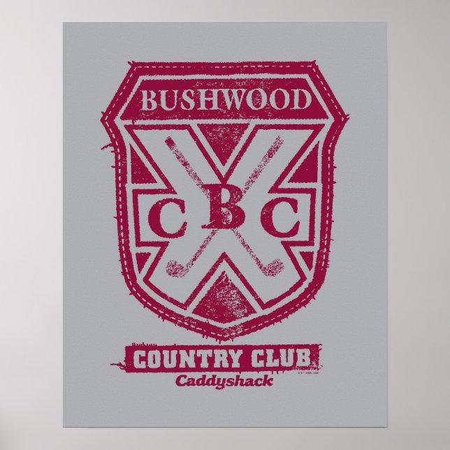 Caddyshack | Bushwood Country Club Crest Poster (Front)