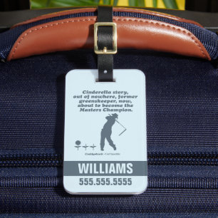 Caddyshack Cindrella Story Luggage Tag