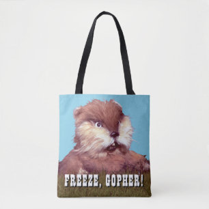 Caddyshack   Freeze, Gopher! Tote Bag