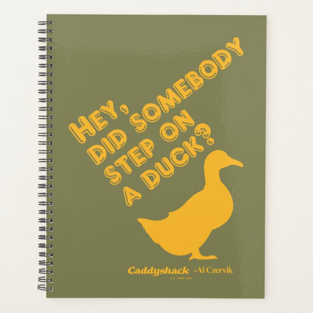 Caddyshack | Hey, Did Someone Step On A Duck? Planner (Front)