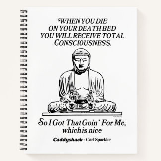 Caddyshack I Got That Going For Me Notebook