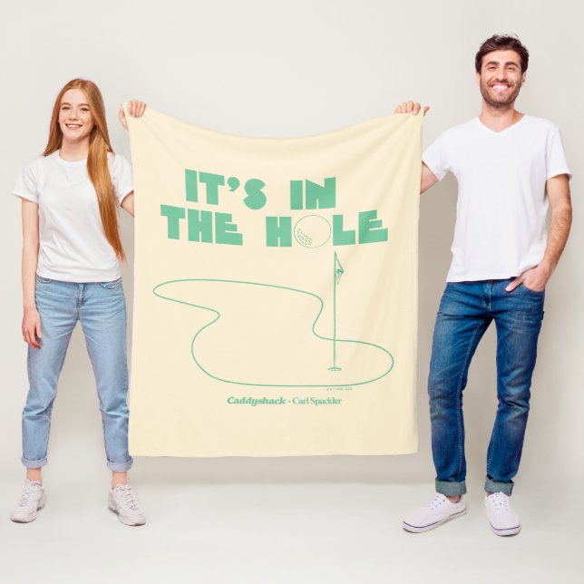 Caddyshack | It's In The Hole Fleece Blanket (In Situ)