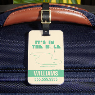 Caddyshack It's In The Hole Luggage Tag
