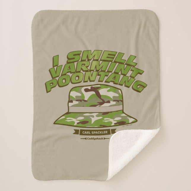 Caddyshack | Varmint Poontang Sherpa Blanket (Front)