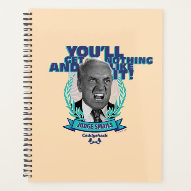 Caddyshack | You'll Get Nothing and Like It Planner (Front)