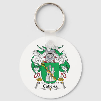 Cadena Family Crest Key Ring