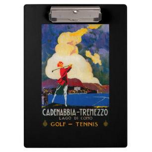 CadenabbiaTremezzo Vintage PosterEurope Clipboard