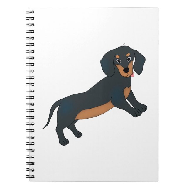 Caderno Dachshund Notebook (Front)