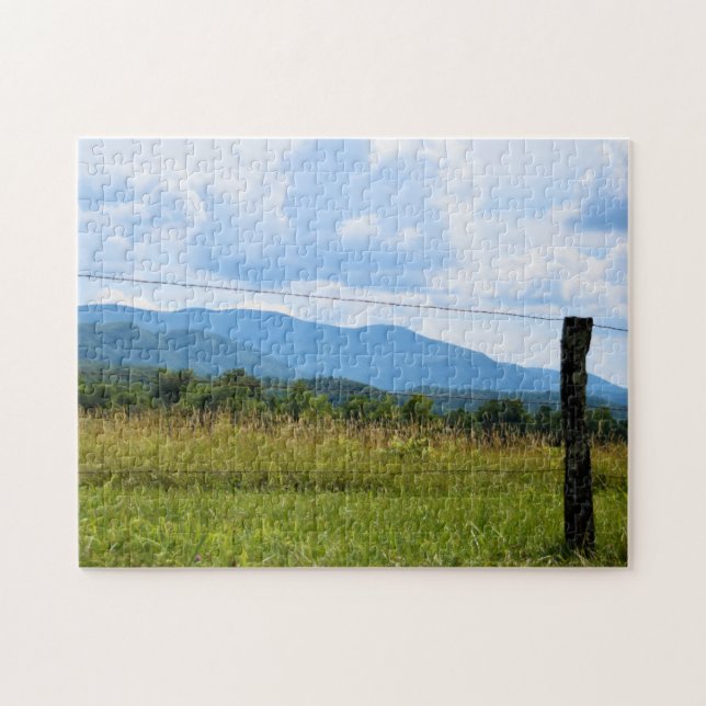 Cades Cove - Smoky Mountain Nat'l Park - 11x14 Jigsaw Puzzle (Horizontal)
