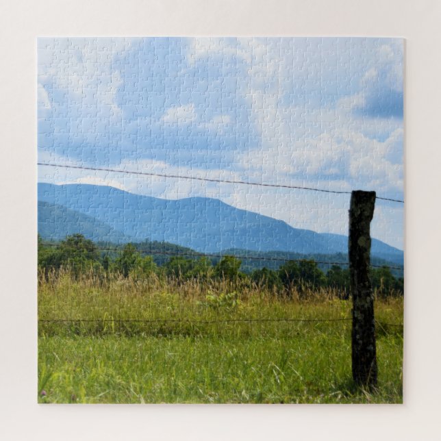 Cades Cove - Smoky Mountain Nat'l Park - 20x20 Jigsaw Puzzle (Vertical)