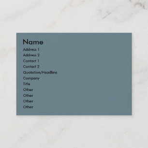 Cadet Blue Business Card