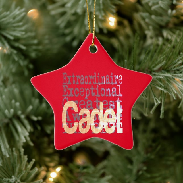 Cadet Extraordinaire Ceramic Tree Decoration (Tree)