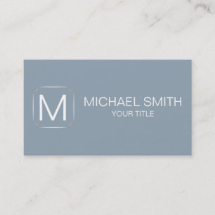 Cadet grey colour background business card