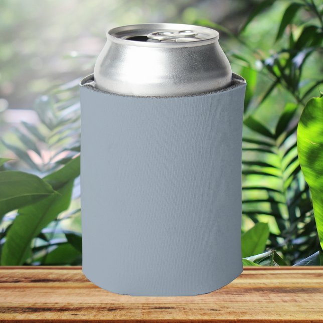 Cadet Grey Solid Colour Can Cooler (Creator Uploaded)