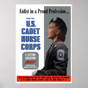 Cadet Nurse Corps -- WW2 Poster