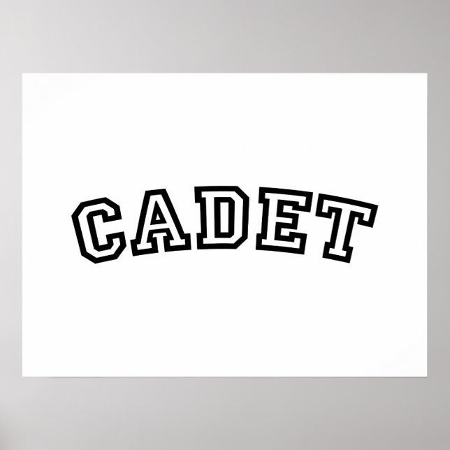 CADET POSTER (Front)