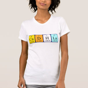 Cadhla periodic table name shirt