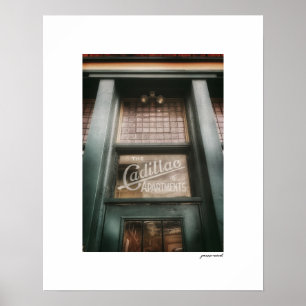 Cadillac Apartments Poster Print