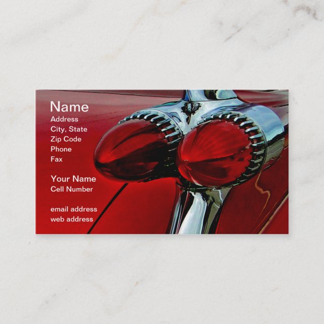 Cadillac Bullets Business Card (Front)
