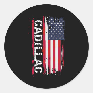 Cadillac City Classic Round Sticker