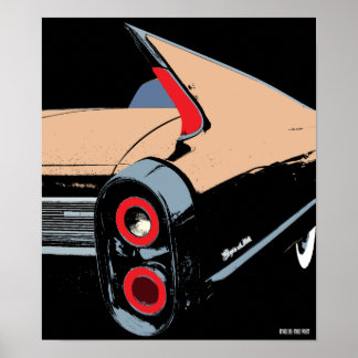 Cadillac Fin - 1962 Poster