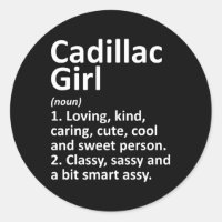 Cadillac Girl Mi Michigan Funny City Home Roots Gi