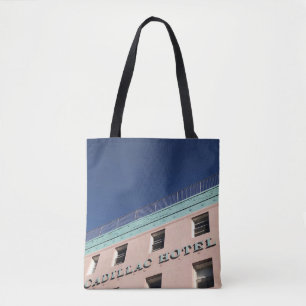 CADILLAC HOTEL BUILDING TOTE BAG