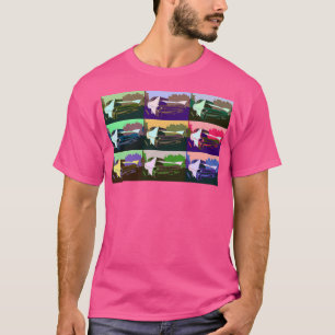 Cadillac In Warhol Style T-Shirt