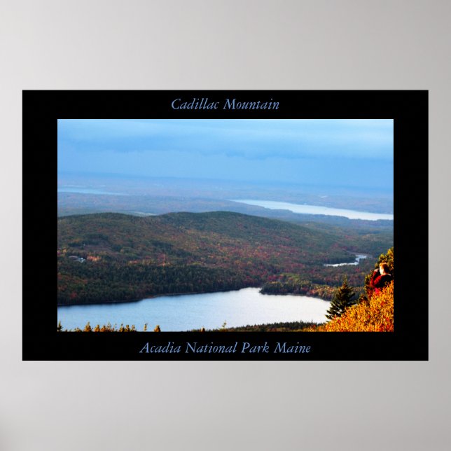 Cadillac Mountain Acadia National Park Poster (Front)