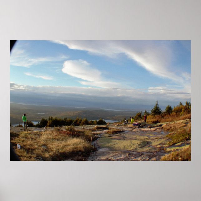 Cadillac Mountain Acadia National Park Poster (Front)