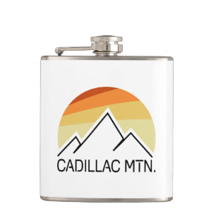 Cadillac Mountain Retro Hip Flask