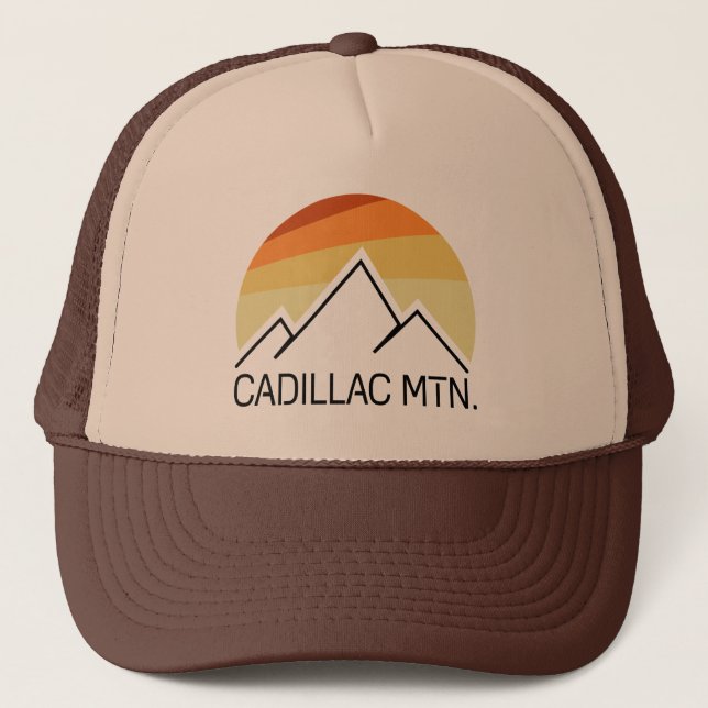 Cadillac Mountain Retro Trucker Hat (Front)
