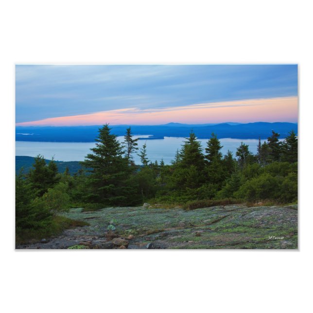 Cadillac Mountain Sunset photo (Front)