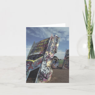 Cadillac Ranch card