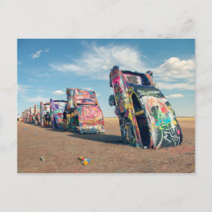 Cadillac Ranch Postcard