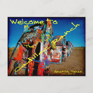 Cadillac Ranch Postcard