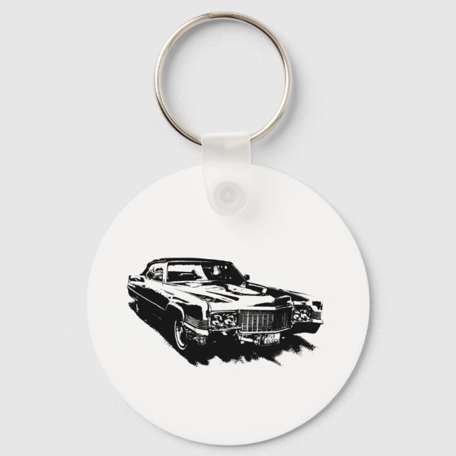 cadillac series deville eldorado sts rare key ring (Front)