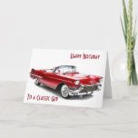 CADILLAC STYLE  Birthday Wishes To A CLASSIC GUY Card<br><div class="desc">CADILLAC STYLE BIRTHDAY WISHES TO THAT CLASSIC GUY IN YOUR LIFE!!!!</div>