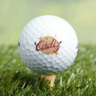 Cádiz Cadiz City Spain España golfing resort retro Golf Balls