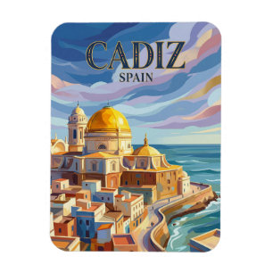 Cadiz Old Town Spain Magnet