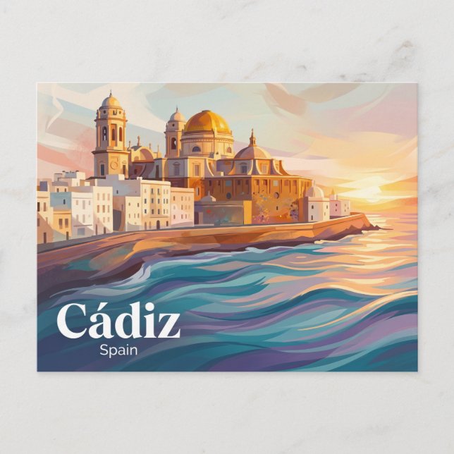 Cádiz Spain Postcard (Front)