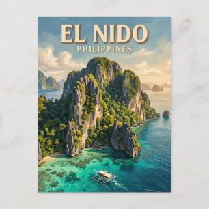 Cadlao Island El Nido Philippines Postcard