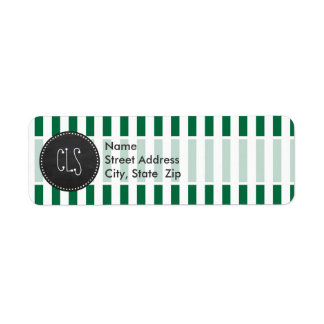 Cadmium Green Stripes; Retro Chalkboard