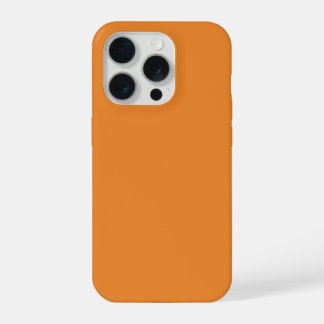Cadmium orange (solid color)  iPhone 15 pro case
